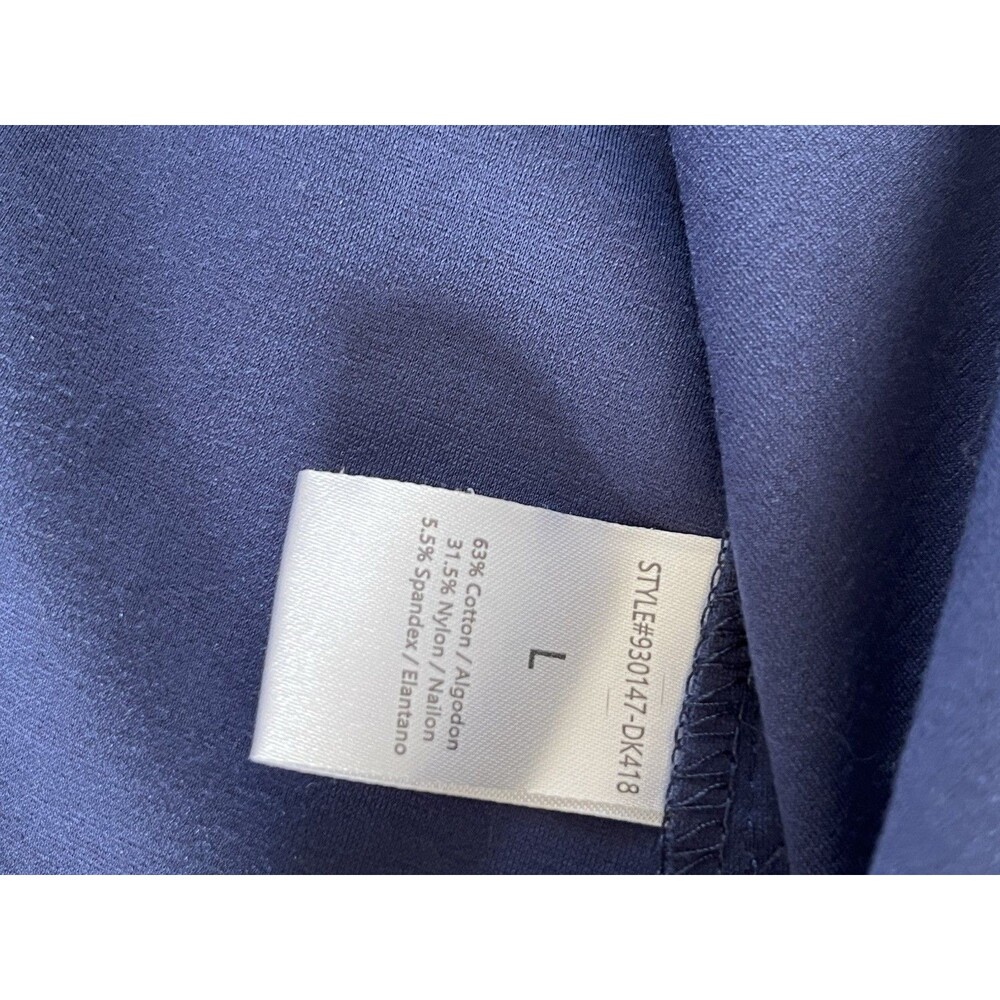 Have Womens Jacket Blazer Large Navy Blue Open Front Business Office Work Wear - Picture 8 of 9